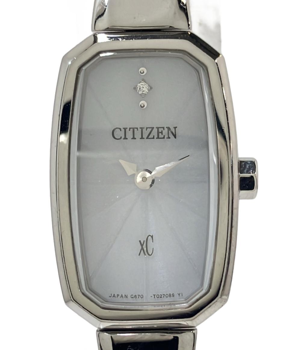 シチズン 腕時計 xc クロスシー ソーラー シルバー G670-S070244 レディース CITIZEN